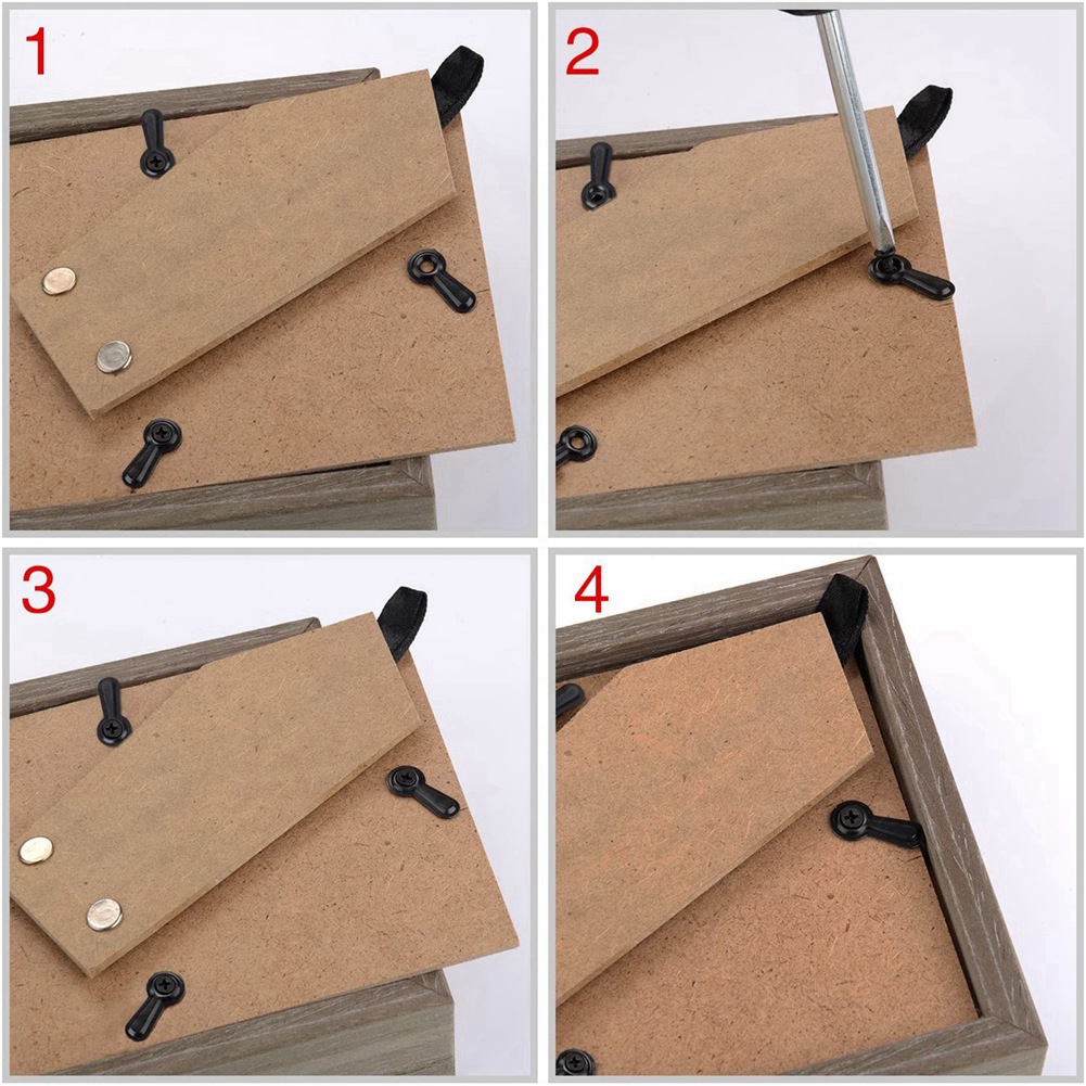 ABYN-Picture Frame Turn Button - огляд і ціна Bamboo Photo Frame