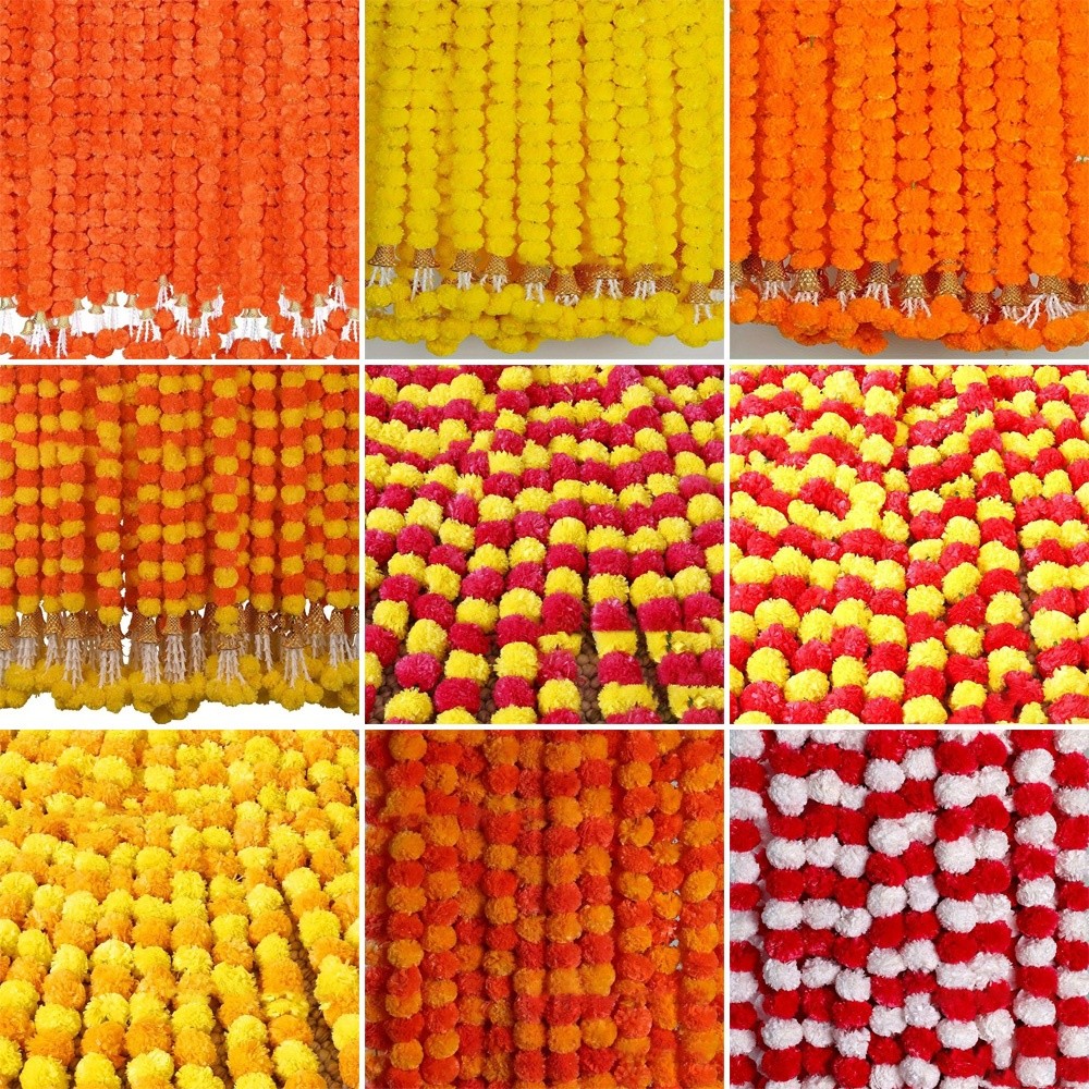 Long Strands Artificial Marigo - огляд і ціна Home Decor Indonesia