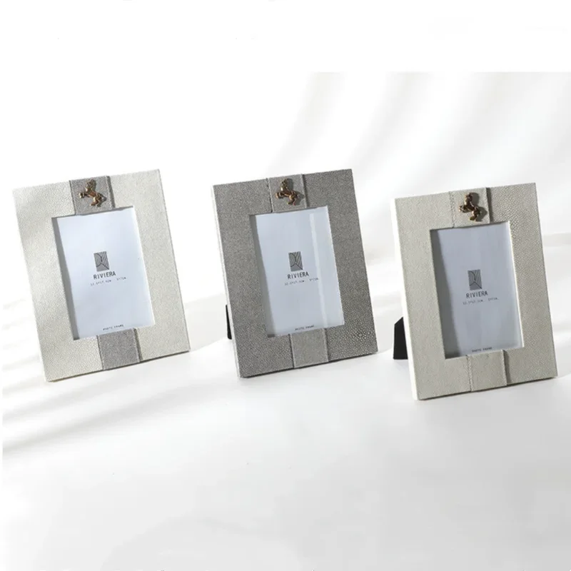 Leather Tabletop Accessories L - огляд і ціна Bamboo Photo Frame