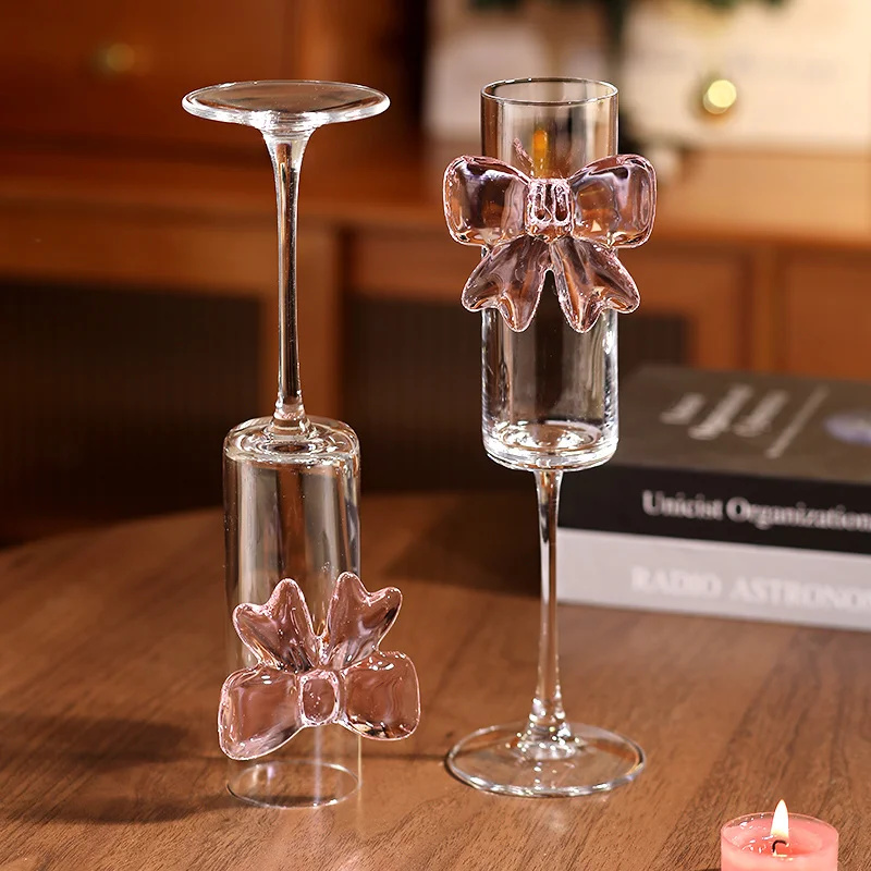 Wedding Bow Y2K Wine Glasses C - огляд і ціна Home Decor Y2K