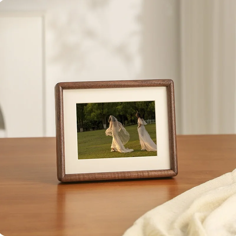 Solid Wood Picture Frame Walnu - огляд і ціна Bamboo Photo Frame