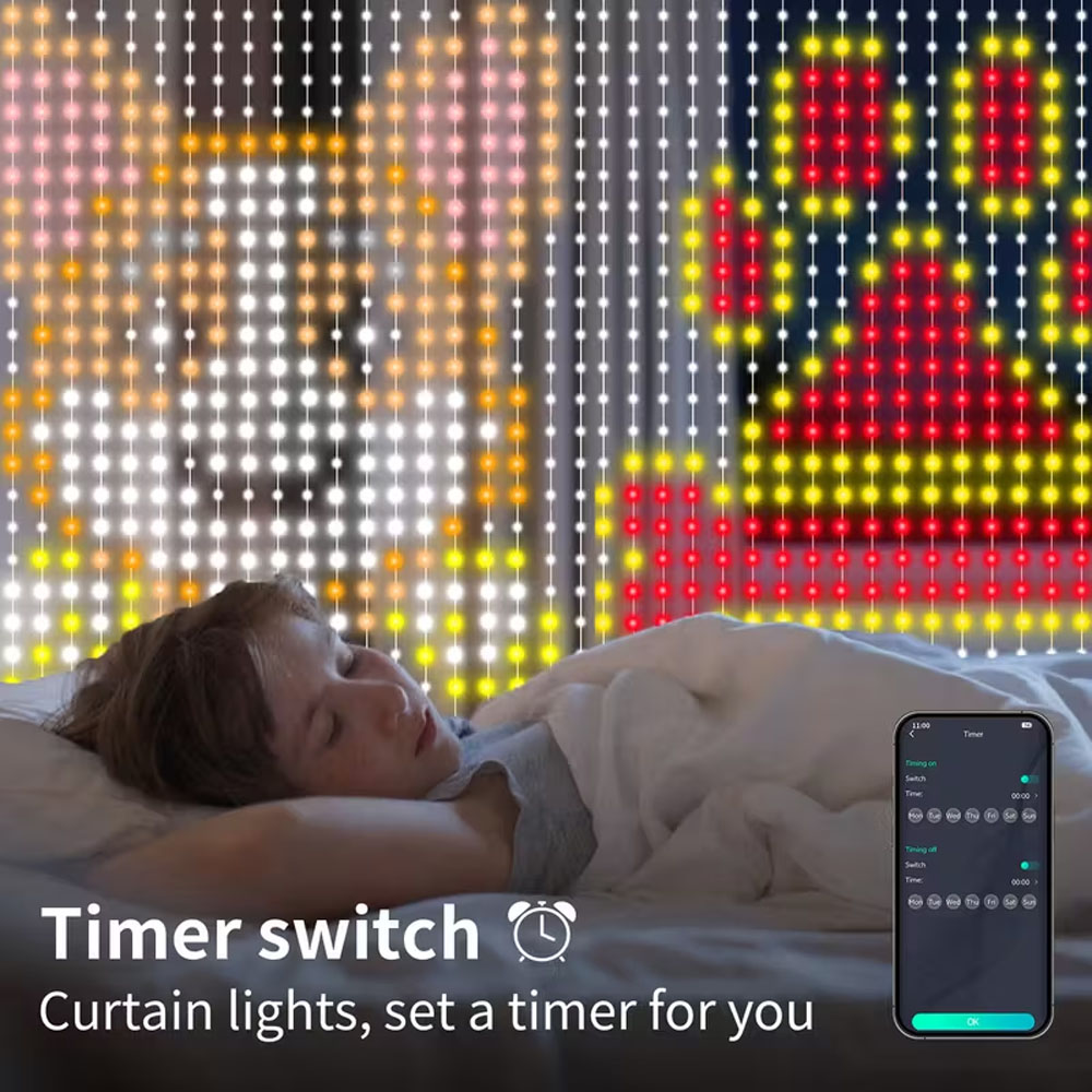 Smart LED Curtain Light APP Co - огляд і ціна Home Decor Free App