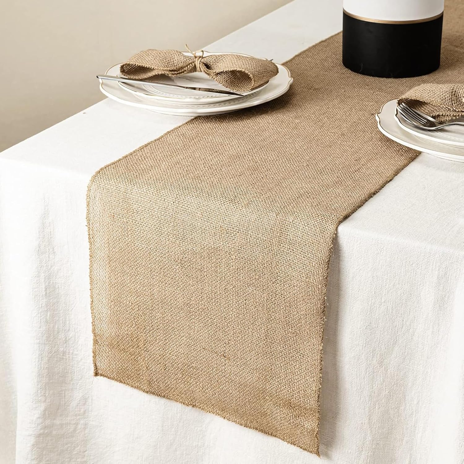 30 cm x 10 m Linen Burlap Tabl - огляд і ціна Linen Table Runner