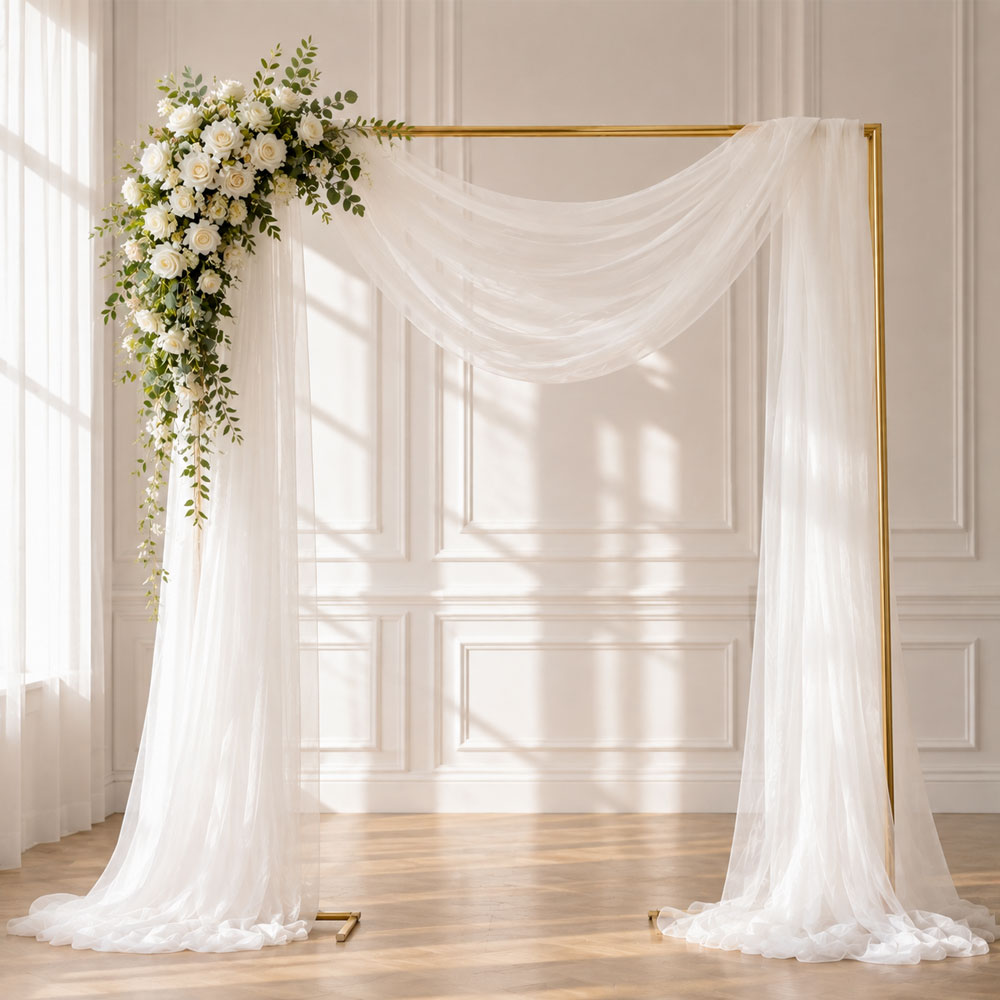 1 Pack Flowy Sheer Tulle Fabri - огляд і ціна Linen Table Runner