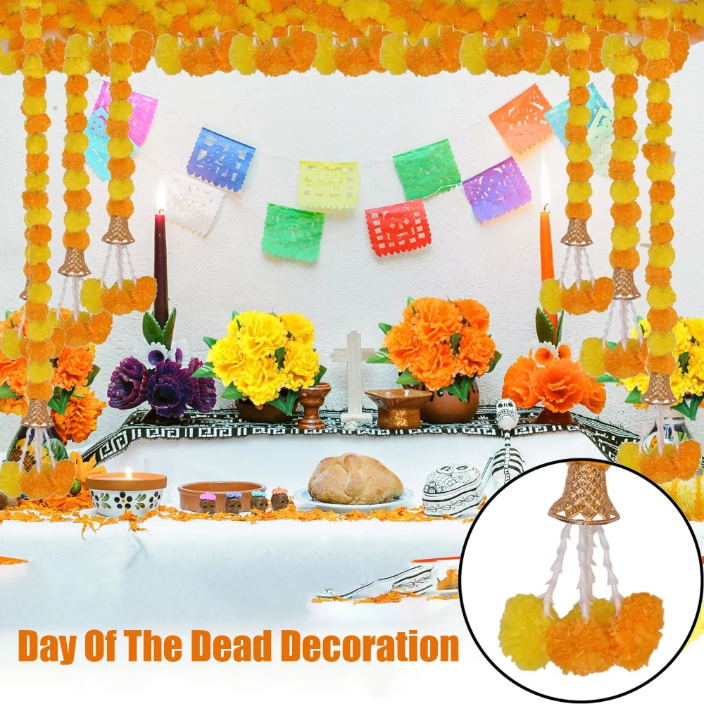 Long Strands Artificial Marigo - огляд і ціна Home Decor Indonesia